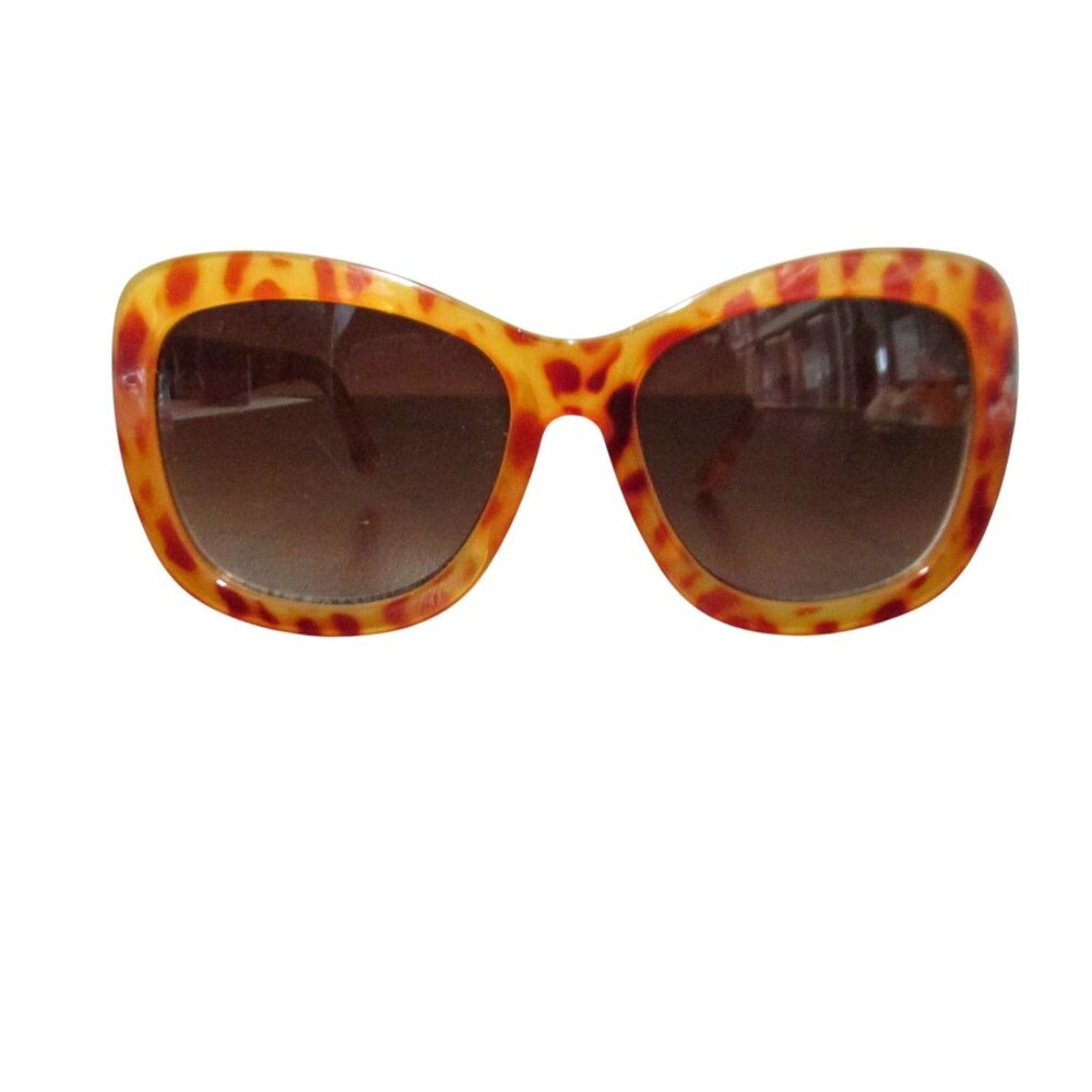 HALSTON Women's Tortoise Shell Oversized Square Sunglasses Lenses